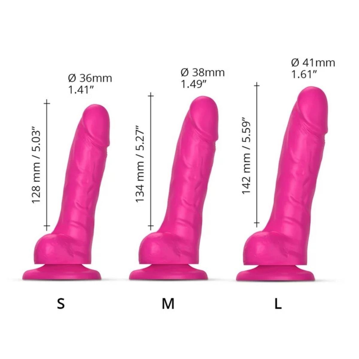 Realistic Sliding Skin Dildo