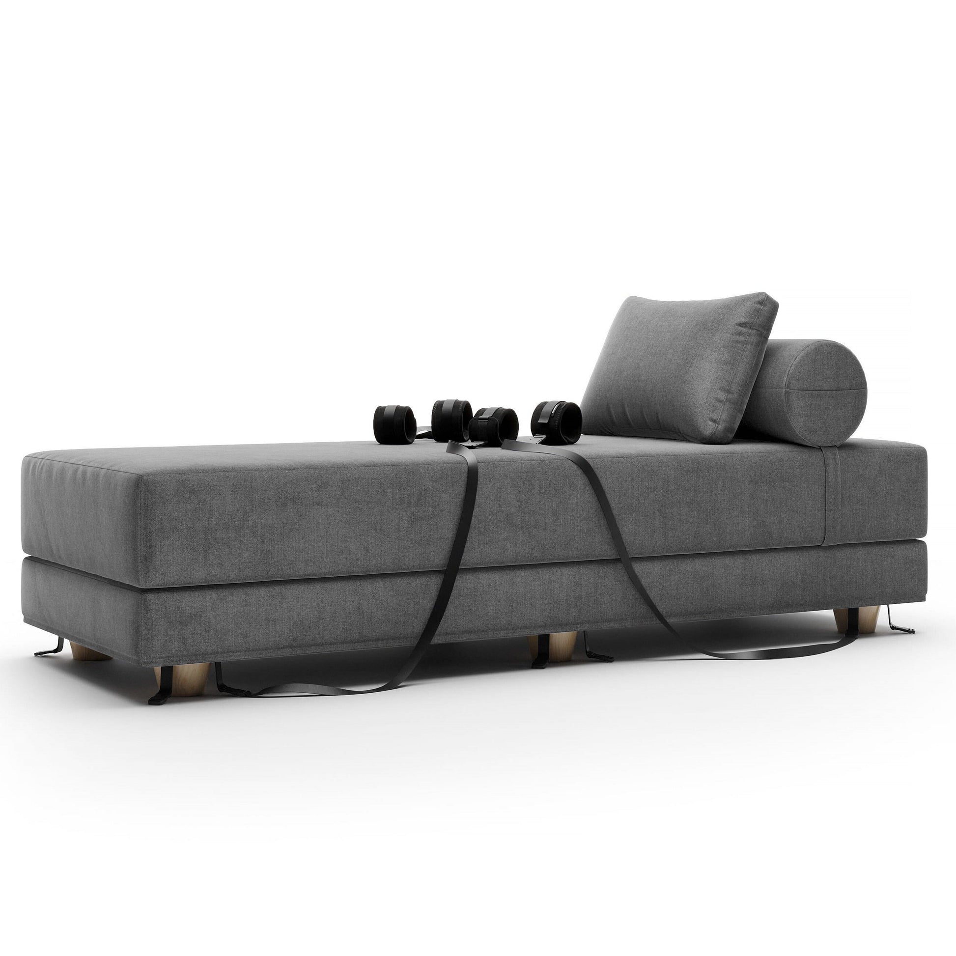 Black Label Divan Daybed with Cuffs, Bedroom Furniture by Liberator - shown in product photo 