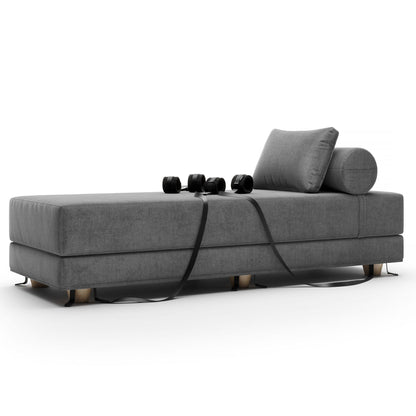 Black Label Divan Daybed with Cuffs, Bedroom Furniture by Liberator - shown in product photo 