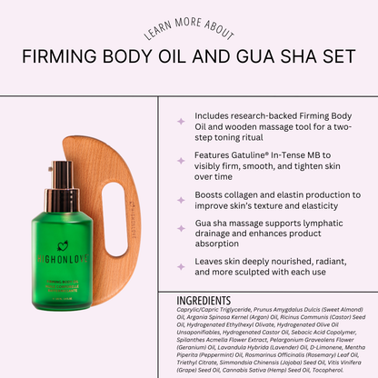 Firming Body Oil and Gua Sha Set