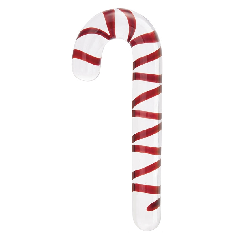 Candy Cane Glass Pleasure Wand