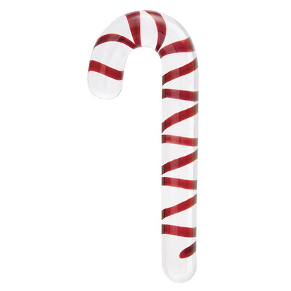 Candy Cane Glass Pleasure Wand